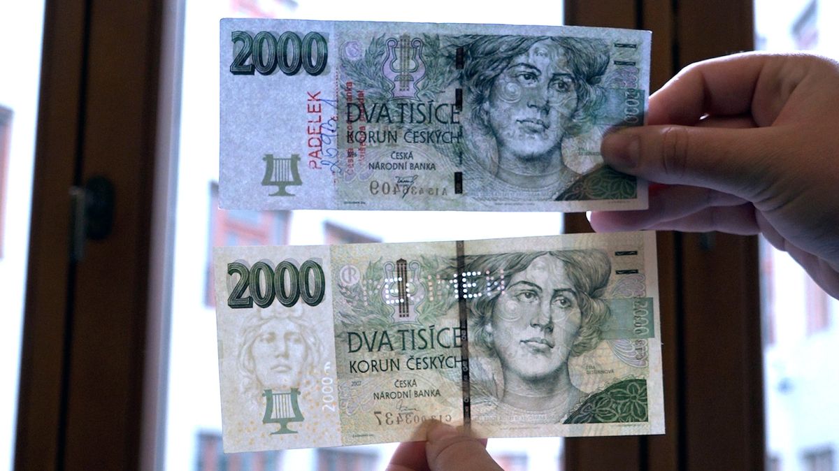Počet padělaných bankovek v Česku letos výrazně narostl